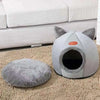 Pet bed with cat ears cat bed for small medium large cats Keep warm in winter  Comfortable and soft Machine washable - Image 3