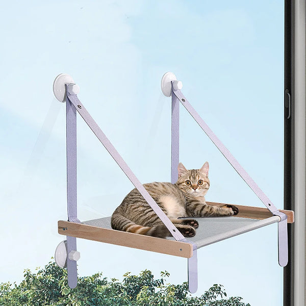 Cat Bed Hanging Window Cat Hammock Soft Pet Bed House Kitten Climbing Frame Sunny Window Seat Nest Bearing 20kg Cats Accessories - Image 6