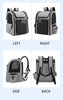 Pawsh Comfort™ Portable Breathable Outdoor Foldable Expandable Pet Backpack – Large Capacity Oxford Cloth Carrier for Cats & Dogs - Image 27