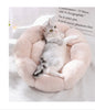 40CM Flower Soft Cat Bed Comfortable Sleep Pet Bed Cat Sleeping Mat Long Plush Dogs Basket Cushion Cat Mat Animals Sleeping Sofa - Image 25