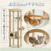 Pawsh Comfort™ Multi-Level Indoor Wood Cat Tree – Spacious Condo, Scratching Posts, Hammock, Top Perch & Cat Toys - Image 16