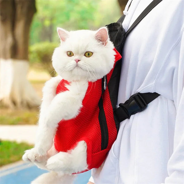 Pawsh Comfort™ Upgraded Adjustable Pet Backpack – Portable Outdoor Carrying Bag for Cats & Dogs, Ideal for Travel, Camping & Hiking - Image 12