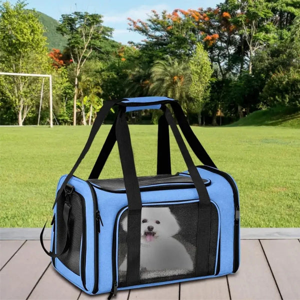 Pawsh Comfort™ Portable Breathable Foldable Pet Carrier Backpack – Shoulder Bag for Cats & Dogs, Travel & Transport - Image 7