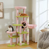 Pawsh Comfort™ Multi-Level Indoor Cat Tree – Tall Tower with Scratching Posts, Hammock, Large Perches, Hanging Balls & Spacious Condo House - Image 24