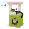 Pawsh Comfort™ Cat Tree Tower – Cozy Condo, Wide Top Perch, Natural Sisal Posts, Soft Plush & Playful Pom-Pom, Ideal for 1-2 Indoor Cats - Image 28