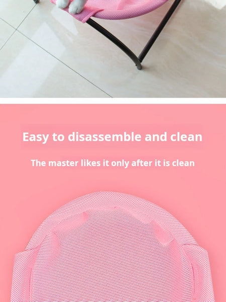 Cat Bed Pet Hammock Bed Cat Sleeping Bed Breathable Cooling Cot Sofa Pet Hammock Bed - Image 10