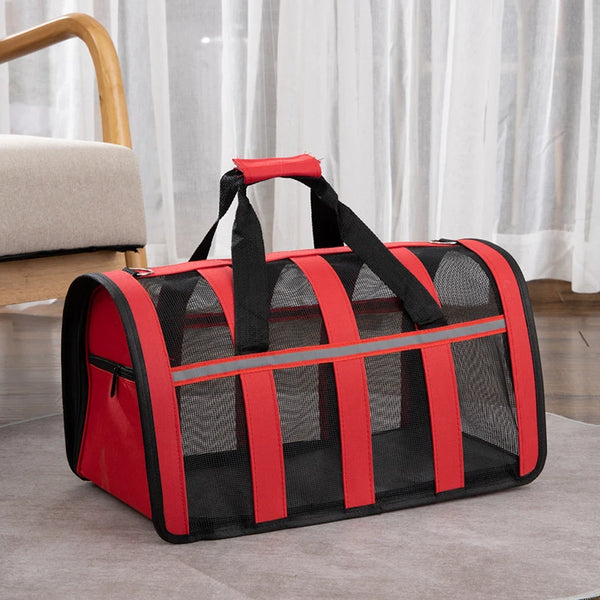 Pawsh Comfort™ Portable Foldable Pet Carrying Bag – Mesh Handbag for Small to Medium Cats & Dogs - Image 19