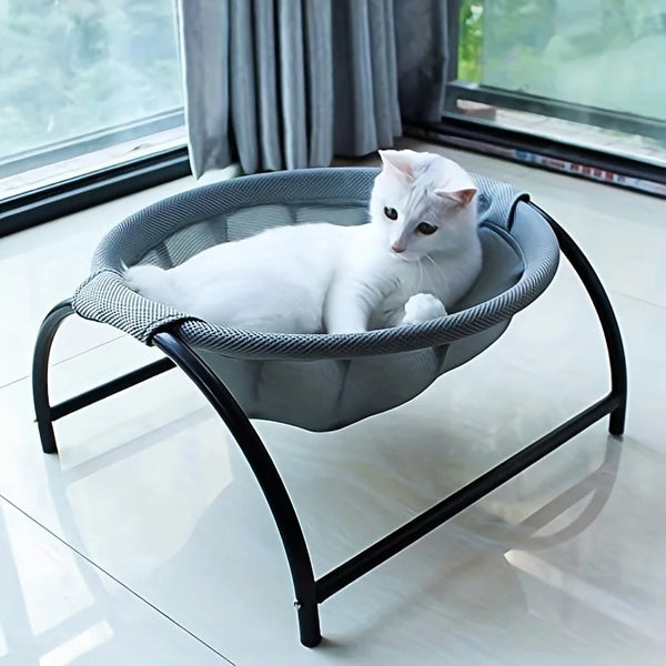 Cat Bed Pet Hammock Bed Cat Sleeping Bed Breathable Cooling Cot Sofa Pet Hammock Bed - Image 1