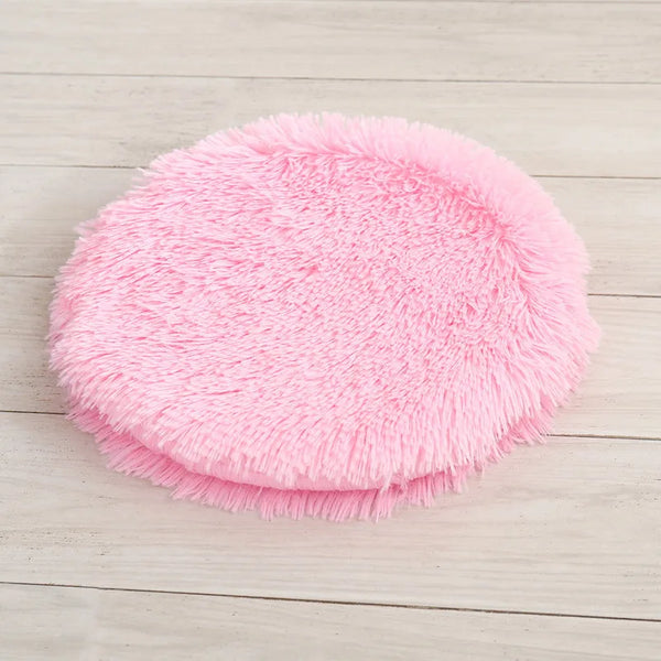 Plush Cat Bed Mats Round Pet Bed for Cats Small Dogs Soft Fleece Pet Sleeping Mat Kitten Puppy Nest Pet Cushion Cat Accessories - Image 21