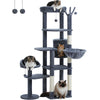 Pawsh Comfort™ Multi-Level Indoor Cat Tree – Tall Tower with Scratching Posts, Hammock, Large Perches, Hanging Balls & Spacious Condo House - Image 42