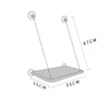 New Cat Hammock Window Pet Aerial Hanging Cat Bed Cats Ouse Kitten Climbing Frame Sunny Seat Nest Bearing 20kg Accessoriescanvas - Image 5
