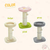 Pawsh Comfort™ Flower Small Cat Tree – Indoor Cat Scratching Post with Super Thick Natural Sisal, Pink Removable Perch, Mat & Playful Balls - Image 17