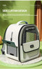 Pawsh Comfort™ Breathable Grid Design Cat Backpack – Large Capacity, Comfortable, Foldable & Portable Pet Supply Carrier - Image 9