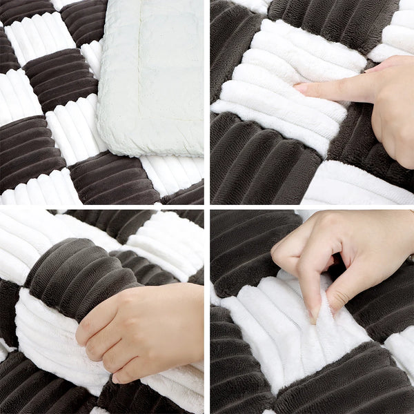 Dog Bed Mat Warm Pet Cat Scratchable Blanket Anti-slip Washable Cushion Sofa Couch Cover Protector For Large Dogs Pet Supplies - Image 5