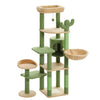 Pawsh Comfort™ Multi-Level Indoor Cat Tree – Tall Tower with Scratching Posts, Hammock, Large Perches, Hanging Balls & Spacious Condo House - Image 38