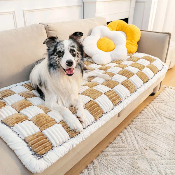Dog Bed Mat Warm Pet Cat Scratchable Blanket Anti-slip Washable Cushion Sofa Couch Cover Protector For Large Dogs Pet Supplies - Image 4
