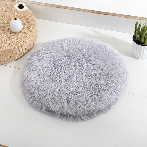 Plush Cat Bed Mats Round Pet Bed for Cats Small Dogs Soft Fleece Pet Sleeping Mat Kitten Puppy Nest Pet Cushion Cat Accessories - Image 25