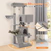Cat Tree with Toy Cat Tower condo for Indoor Cats Cat House with Padded Plush Perch Cozy Hammock and Sisal Scratching Posts - Image 28