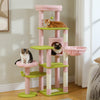 Pawsh Comfort™ Multi-Level Indoor Cat Tree – Tall Tower with Scratching Posts, Hammock, Large Perches, Hanging Balls & Spacious Condo House - Image 6