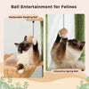 Pawsh Comfort™ Adjustable Floor-to-Ceiling Cat Tree – Tall Indoor Tower with Sisal Scratching Post, Cozy Condo, Hammock & Cat Toys - Image 16