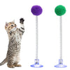 1pc Fur Ball Spring Cat Toy Suction Cup Multicolored Teaser Wand Pet Interactive Toys Cat Scratcher Toys Supplies Random Color - Image 13