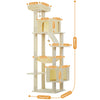 Pawsh Comfort™ 180cm Large Cat Tree Tower – Spacious Climbing Frame with Sisal Scratching Post, Hammock & Perch - Image 8