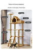 Pawsh Comfort™ Cat Climbing Frame Tower for Large Cats – Large Hammock, Sisal-Covered Scratching Posts, Cozy Condo & Top Perch - Image 10