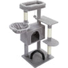 Cat Tree with Toy Cat Tower condo for Indoor Cats Cat House with Padded Plush Perch Cozy Hammock and Sisal Scratching Posts - Image 24