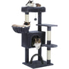 Cat Tree with Toy Cat Tower condo for Indoor Cats Cat House with Padded Plush Perch Cozy Hammock and Sisal Scratching Posts - Image 45
