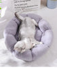 40CM Flower Soft Cat Bed Comfortable Sleep Pet Bed Cat Sleeping Mat Long Plush Dogs Basket Cushion Cat Mat Animals Sleeping Sofa - Image 27