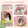 Pawsh Comfort™ Adjustable Floor-to-Ceiling Cat Tree – Tall Indoor Tower with Sisal Scratching Post, Cozy Condo, Hammock & Cat Toys - Image 7