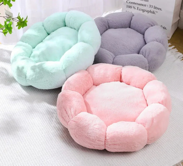 40CM Flower Soft Cat Bed Comfortable Sleep Pet Bed Cat Sleeping Mat Long Plush Dogs Basket Cushion Cat Mat Animals Sleeping Sofa - Image 20