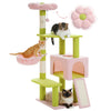 Flower Cat Tree, Multi-Level Cat Tower with Sisal Scratching Posts, Hammock, Ramp, Top Perch, Cat Condo for Indoor, Kitten Toys - Image 20