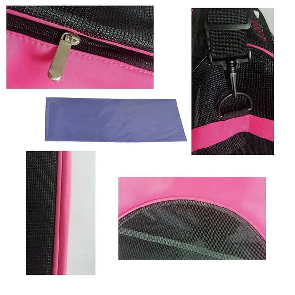 Pawsh Comfort™ Soft-Sided Portable Pet Travel Carrier – Folding Carrier for Cats, Dogs & Puppies - Image 7