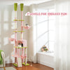 Pawsh Comfort™ Adjustable Floor-to-Ceiling Cat Tree – Tall Indoor Tower with Sisal Scratching Post, Cozy Condo, Hammock & Cat Toys - Image 8