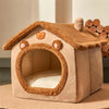 Foldable Pet House Removable Washable Cat House Puppy Cave Sofa Pet Bed House for Extra Small Dogs and Small and Medium Cats - Image 11