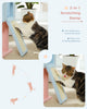 Flower Cat Tree, Multi-Level Cat Tower with Sisal Scratching Posts, Hammock, Ramp, Top Perch, Cat Condo for Indoor, Kitten Toys - Image 12