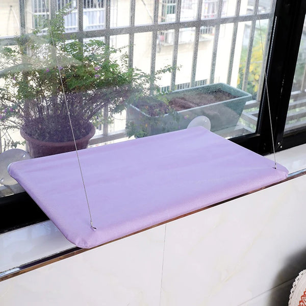 New Arrival Four Seasons Pet Bed Suction Cup Cat Hammock Window Sill Hanging Cat Hammock Removable and Washable Cat Bed - Image 12