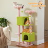 Pawsh Comfort™ Cactus Cat Tree – 133cm Indoor Cat Tower with 2 Padded Perches, 2 Condos & 2 Scratching Posts - Image 5