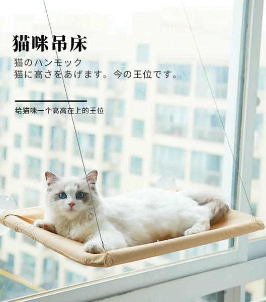 20KG Pet Cat Hammock Hanging Cat Bed Bearing Comfortable Cat Sunny Window Seat Mount Kitten Climbing Frame Pet Accessories - Image 6