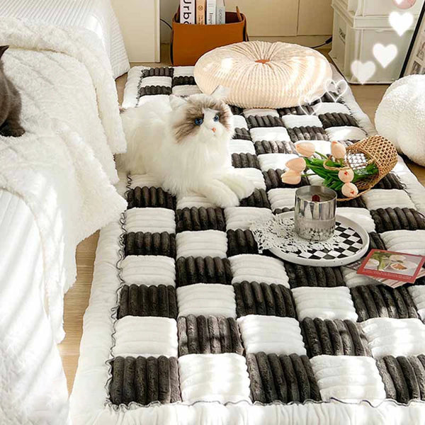 Dog Bed Mat Warm Pet Cat Scratchable Blanket Anti-slip Washable Cushion Sofa Couch Cover Protector For Large Dogs Pet Supplies - Image 1