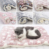 Soft Cat Bed Mats Warm Dog Bed Soft Fleece Pet Blanket Puppy Sleep Mat Kitten Mattress Cushion for Small Dogs Cat Accessories - Image 1