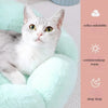40CM Flower Soft Cat Bed Comfortable Sleep Pet Bed Cat Sleeping Mat Long Plush Dogs Basket Cushion Cat Mat Animals Sleeping Sofa - Image 5