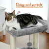 Pawsh Comfort™ Cat Tree Tower – Cozy Condo, Wide Top Perch, Natural Sisal Posts, Soft Plush & Playful Pom-Pom, Ideal for 1-2 Indoor Cats - Image 26