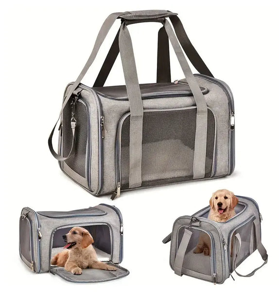 Pawsh Comfort™ Breathable Mesh Pet Carrier Bag – Outdoor Travel Tent for Small Dogs & Cats - Image 13