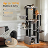 Pawsh Comfort™ Large Cat Tree for Big Cats – Robust Multi-Level Tower with Hammock, 11 Sisal Posts & Large Perch - Image 22