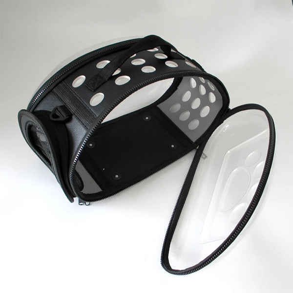 Pawsh Comfort™ Portable Transparent Capsule Cat Carrier Shoulder Bag – Breathable Outdoor Travel Handbag for Puppies & Kittens - Image 19