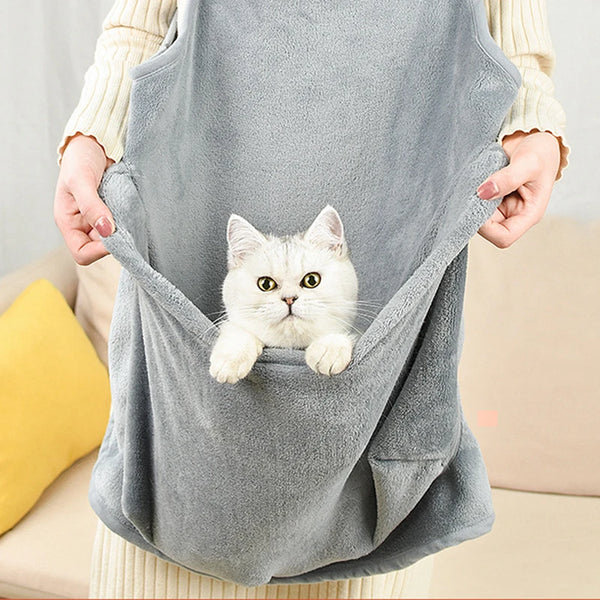 Petting Pet Travel Sleep Bag Cat Carrier Pouch Dog Puppy Bag Plush Outdoor Shoulder Bag Comfort Transport Bag for Cats Apron - Image 7