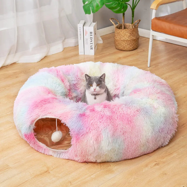 Kylinsure Plush Cat Tunnel Bed,Cat toy,Cat bed - Image 13