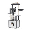 Pawsh Comfort™ Multi-Level Indoor Wood Cat Tree – Spacious Condo, Scratching Posts, Hammock, Top Perch & Cat Toys - Image 29